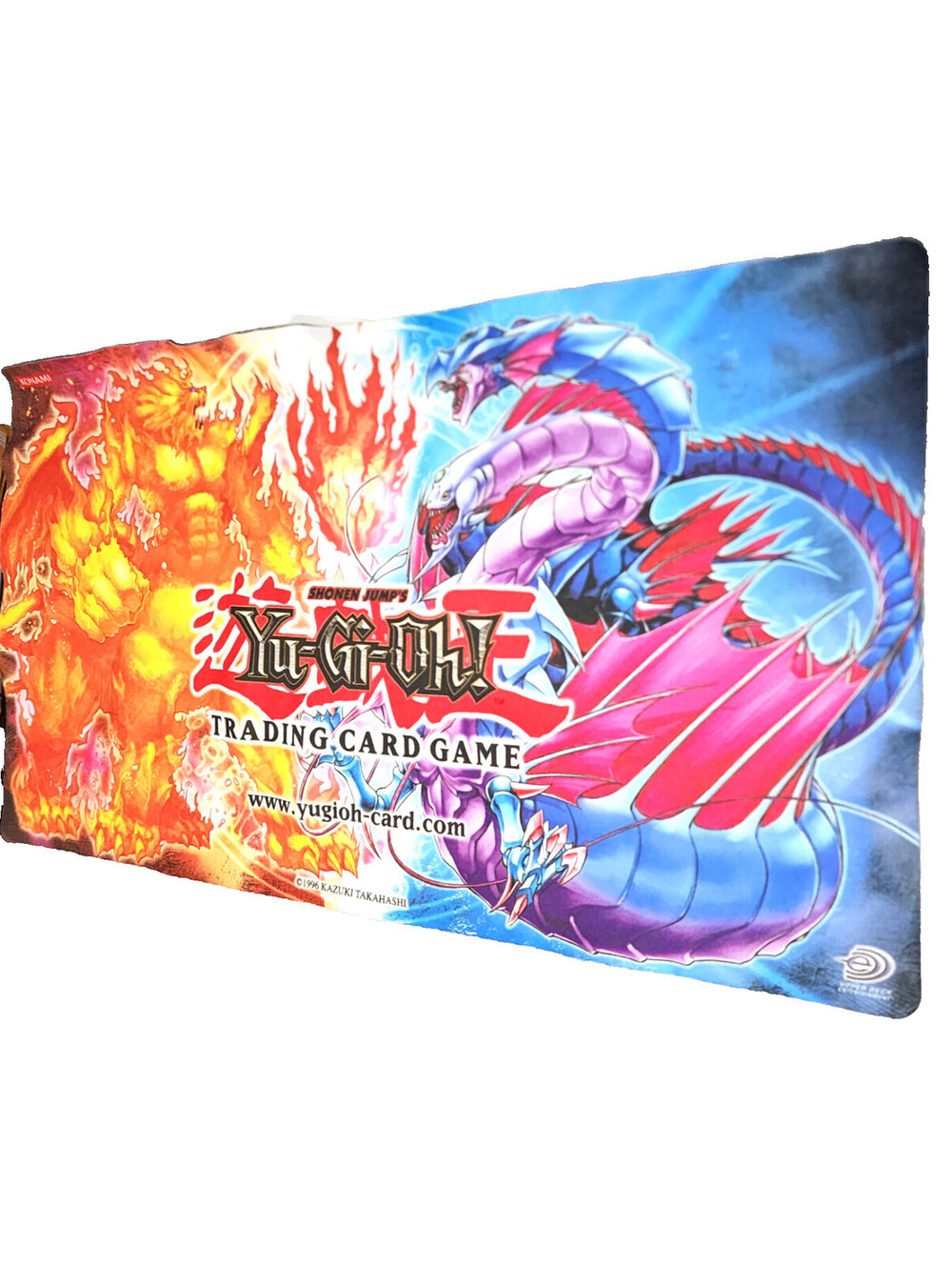 Vintage Yu-Gi-Oh Playmat 2005 Upper Deck Hobby League Infernal Flame Emperor